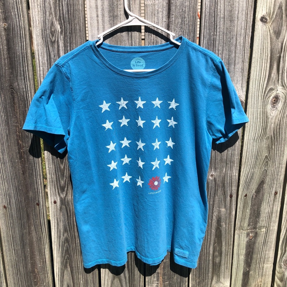 Life is Good Patriotic T-shirt